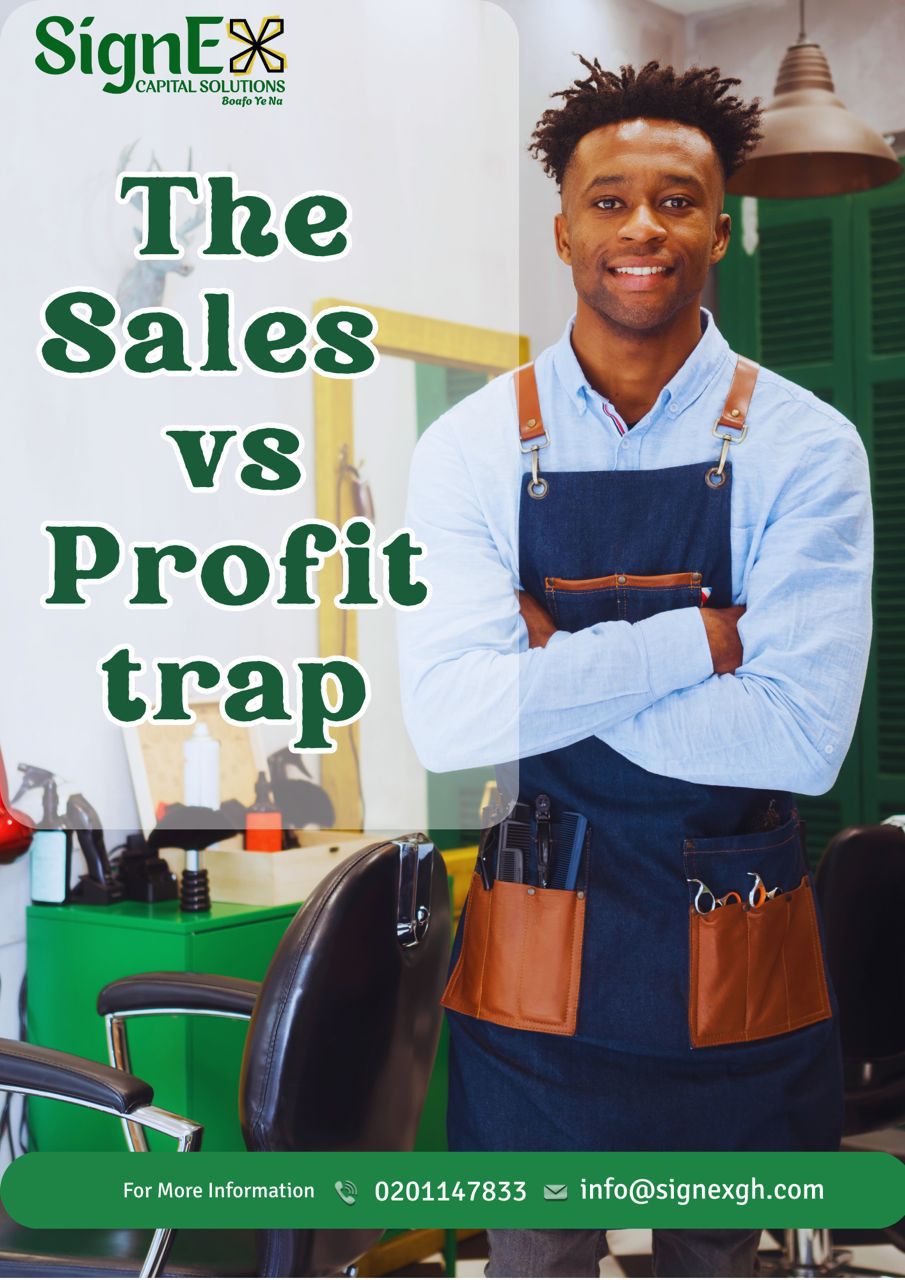 The Sales vs Profit Trap — SignEX Capital flyer
