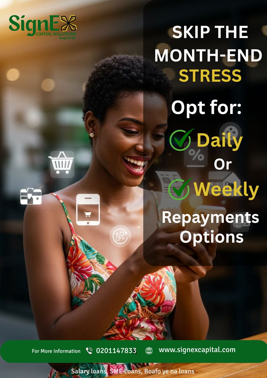 SignEX daily or weekly repayment options flyer